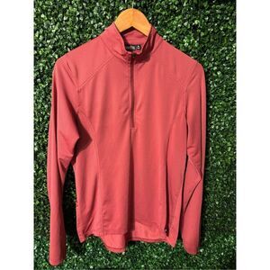 Kerrit’s Equestrian Quarter Zip Pullover Sz Medium Brick Red